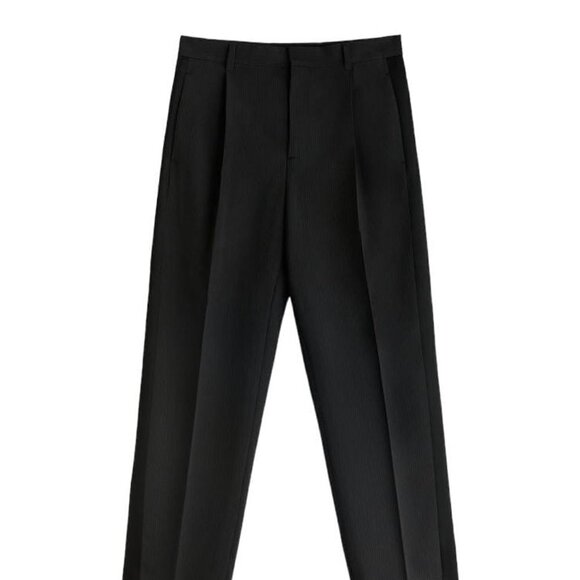 Zara Other - ZARA PINSTRIPE SUIT PANTS LIMITED EDITION BLACK SIZE 34  | 6770/023/800